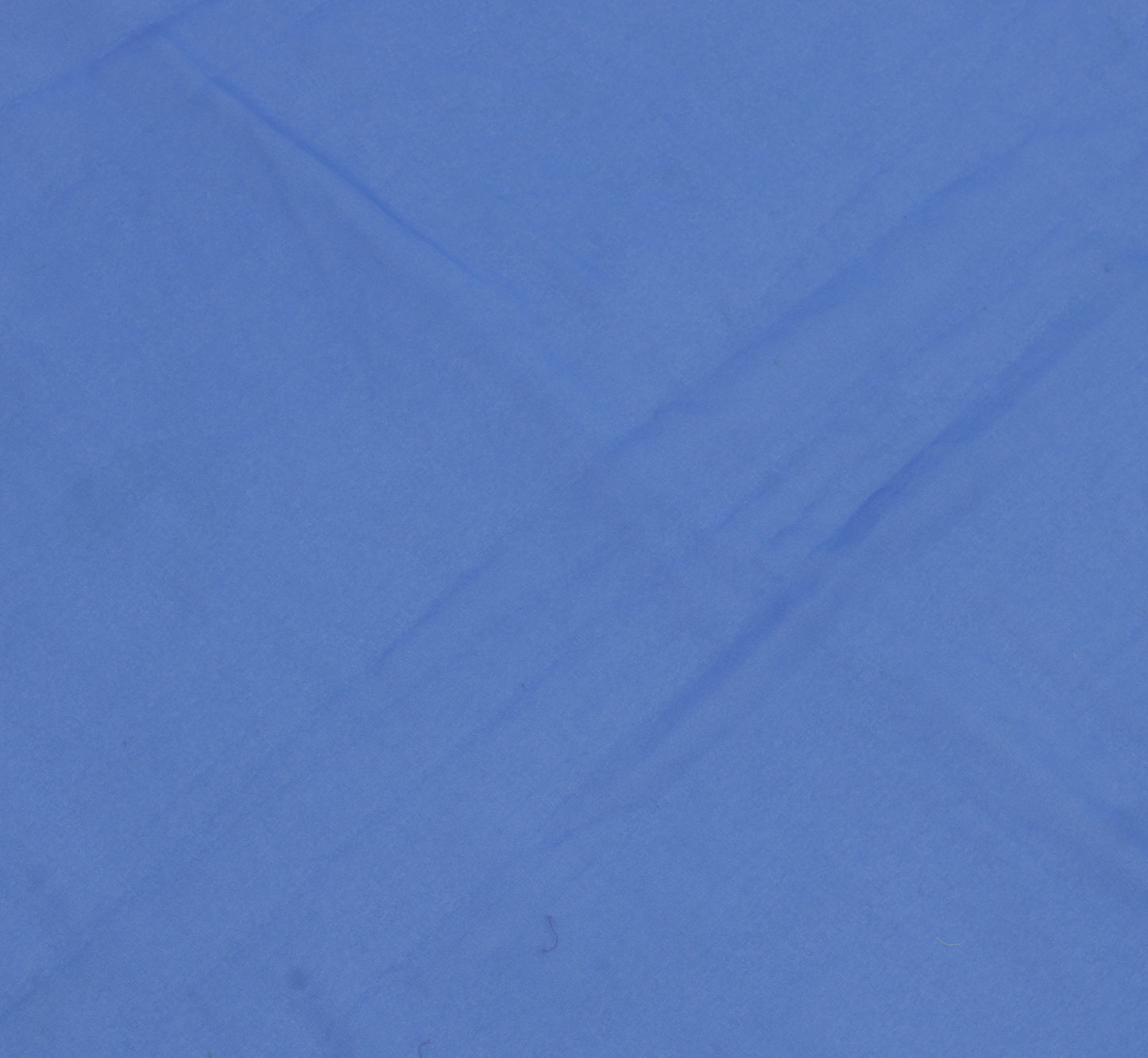 Sushila Vintage Blue Indian Sari Remnant Scrap Blend Georgette Silk Craft Fabric
