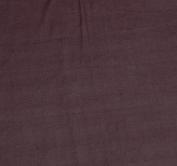 Sushila Vintage Brown Sari Remnant Scrap Blend Georgette Silk Craft Fabric
