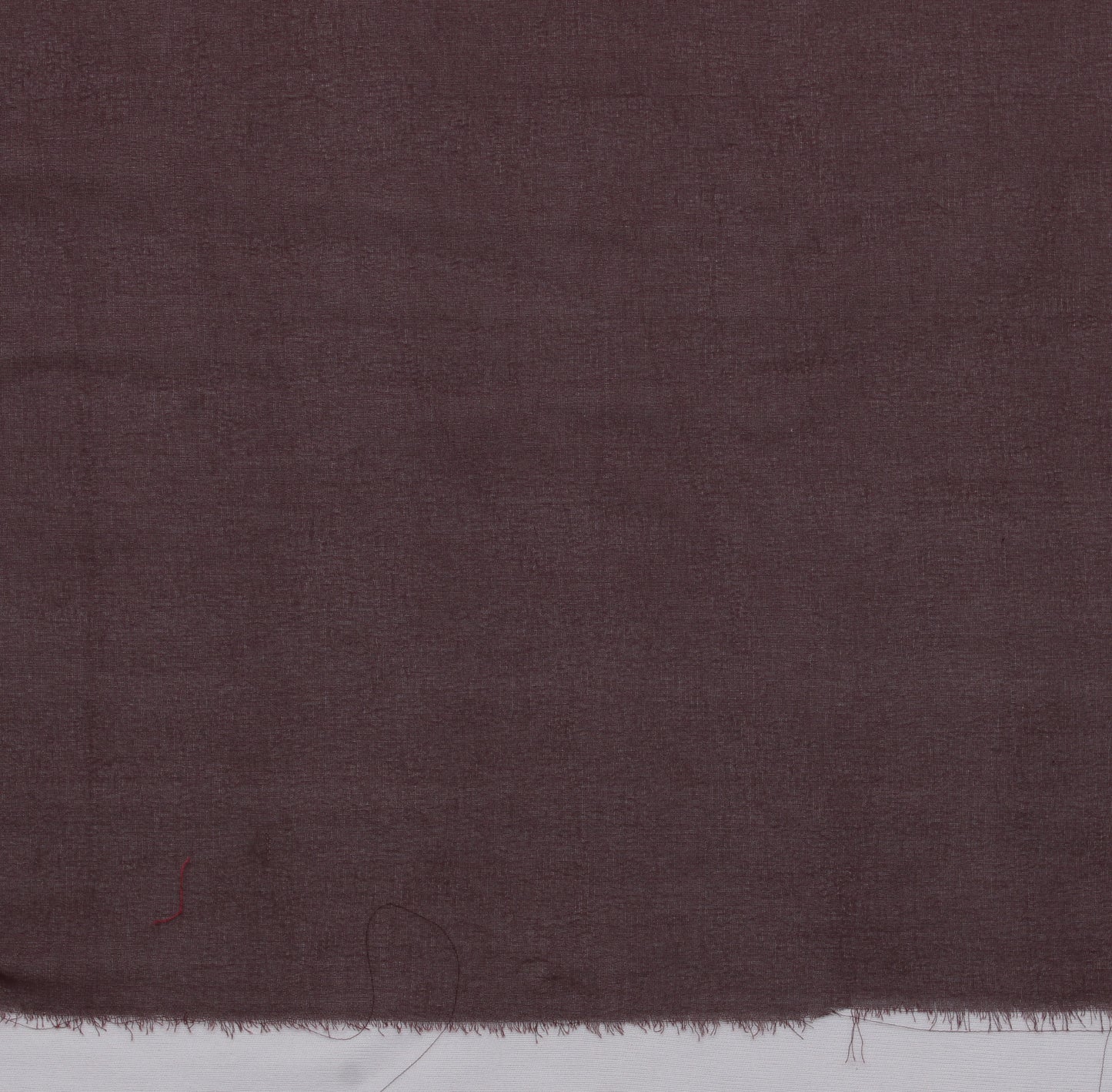 Sushila Vintage Brown Sari Remnant Scrap Blend Georgette Silk Craft Fabric