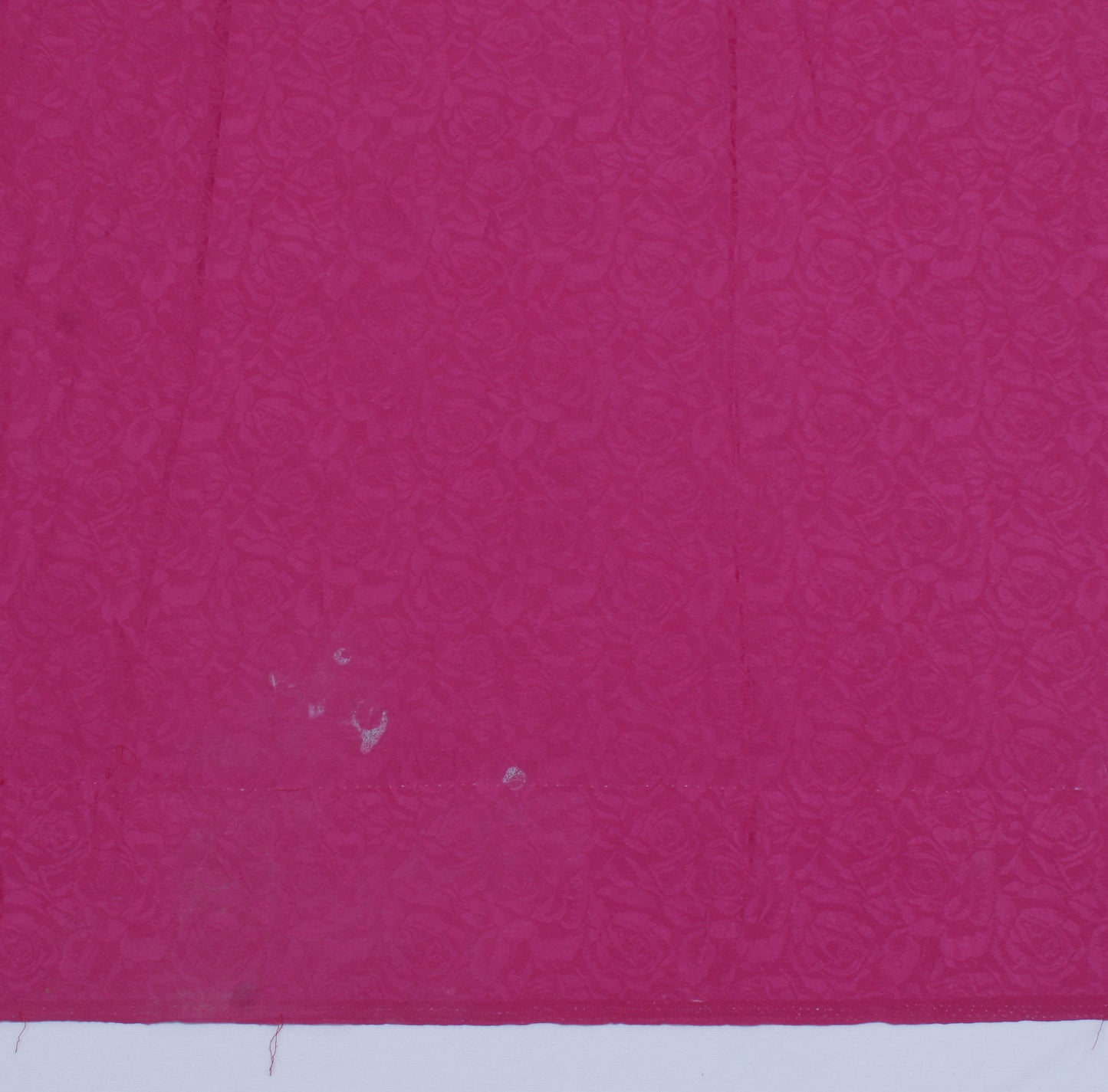Sushila Vintage Purple Sari Remnant Scrap Blend Georgette Woven Craft Fabric