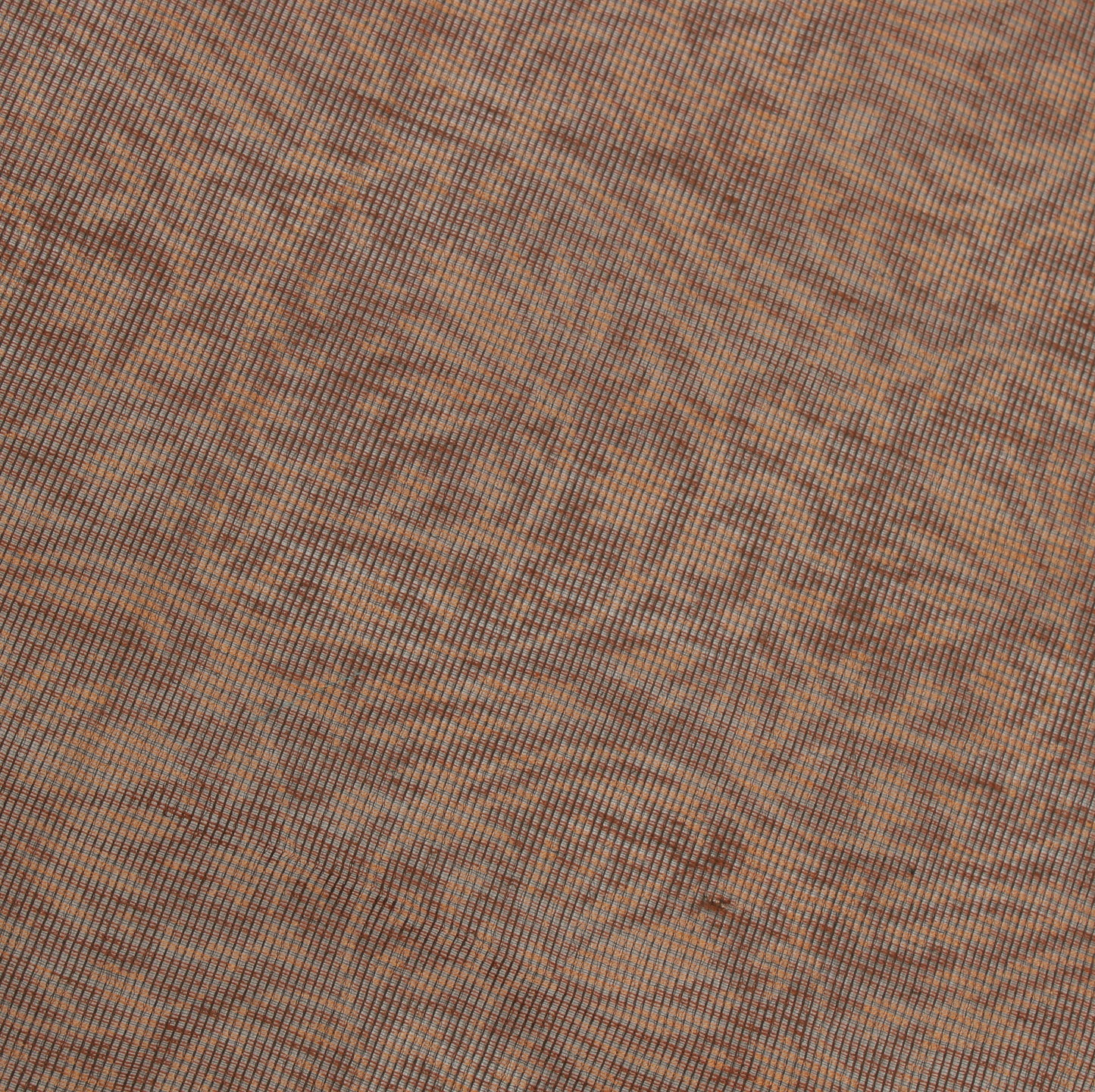 Sushila Vintage Brown Indian Sari Remnant Scrap Pure Silk Sheer Craft Fabric