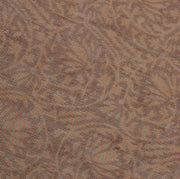 Sushila Vintage Brown Indian Sari Remnant Scrap Pure Silk Sheer Craft Fabric