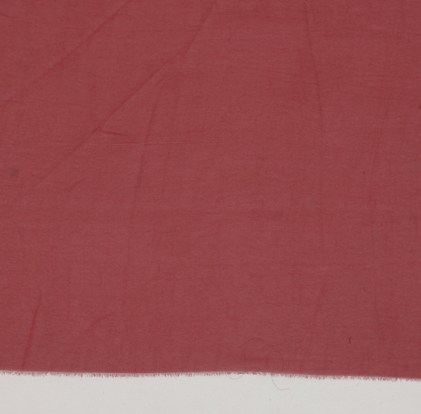 Sushila Vintage Maroon Sari Remnant Scrap Blend Georgette Silk Craft Fabric