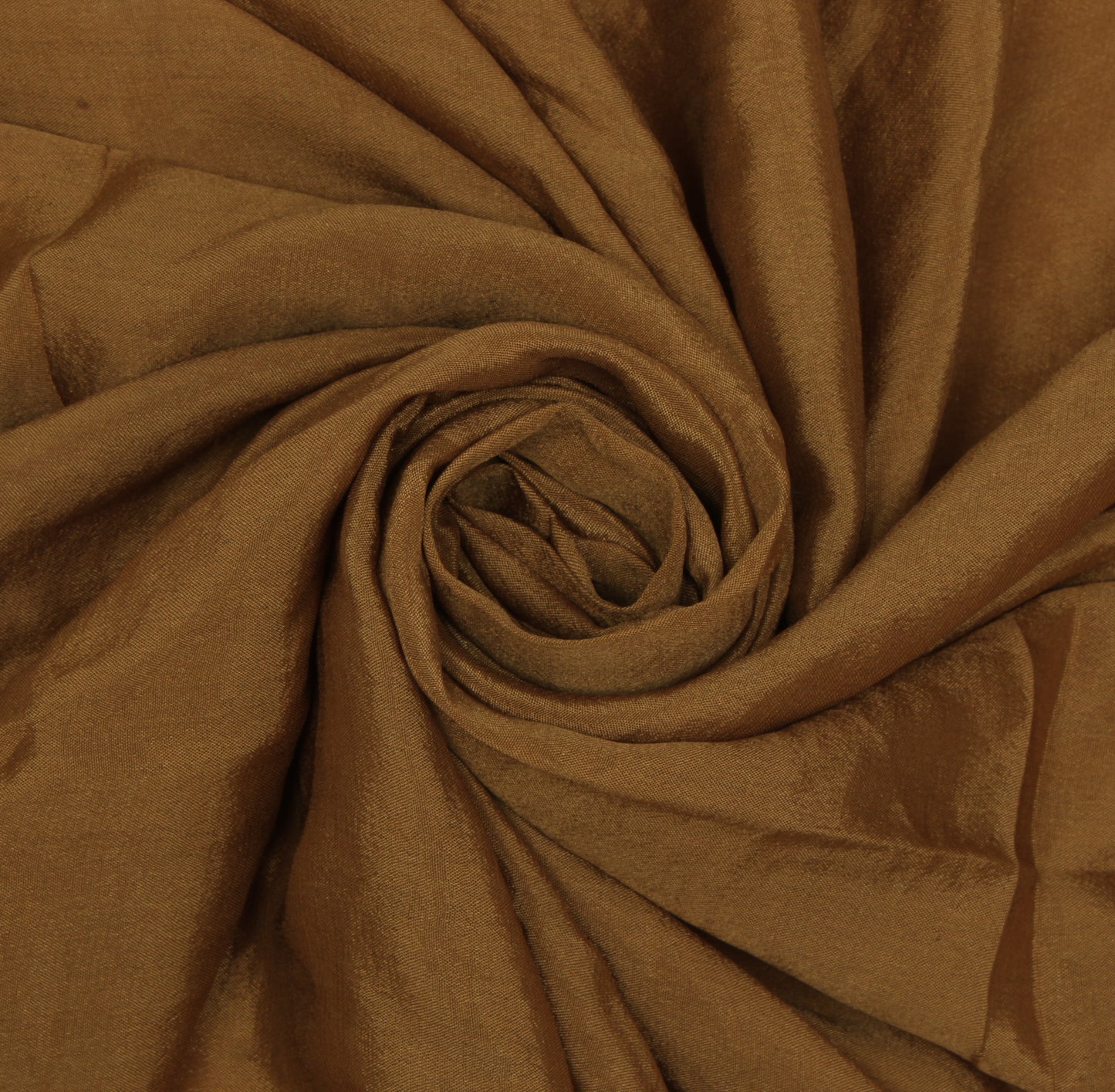 Sushila Vintage Brown Sari Remnant Scrap Pure Crepe Embroidered Craft Fabric
