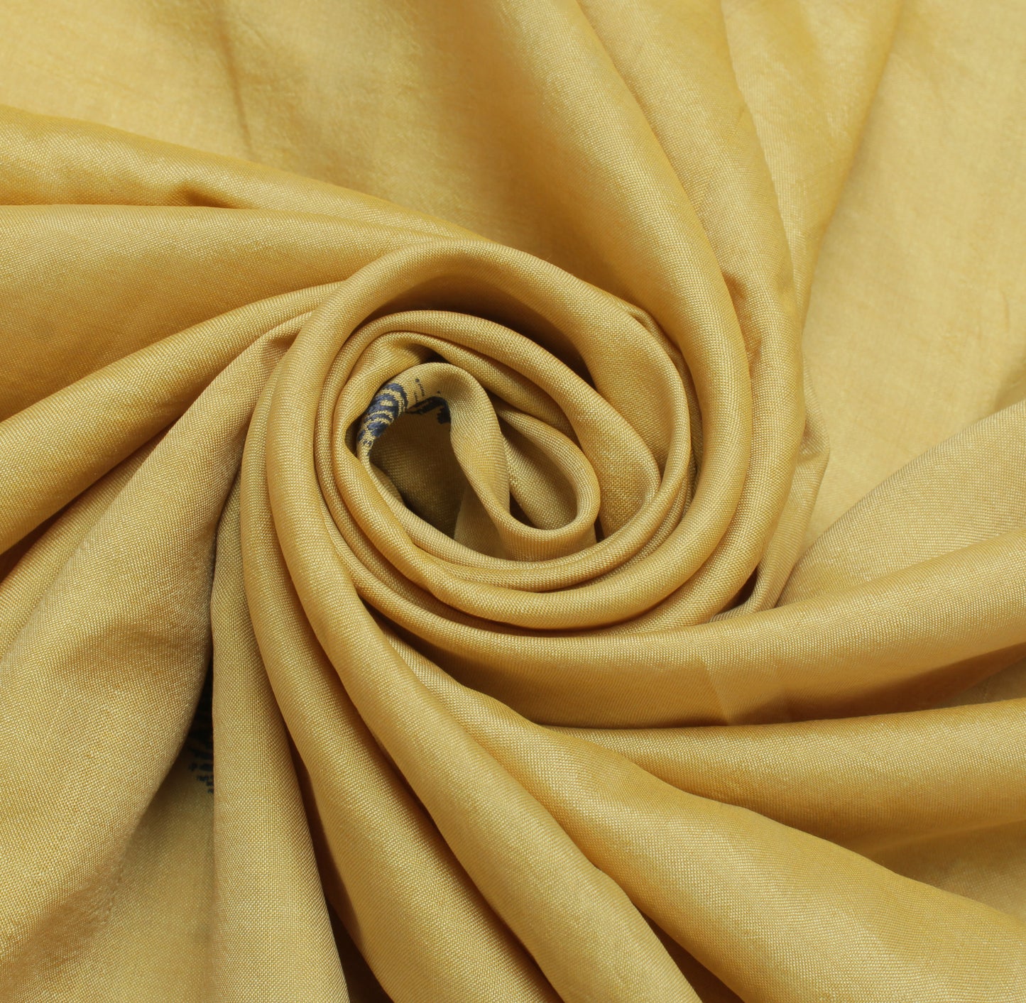 Sushila Vintage Cream Sari Remnant Scrap Pure Silk Baluchari Woven Craft Fabric