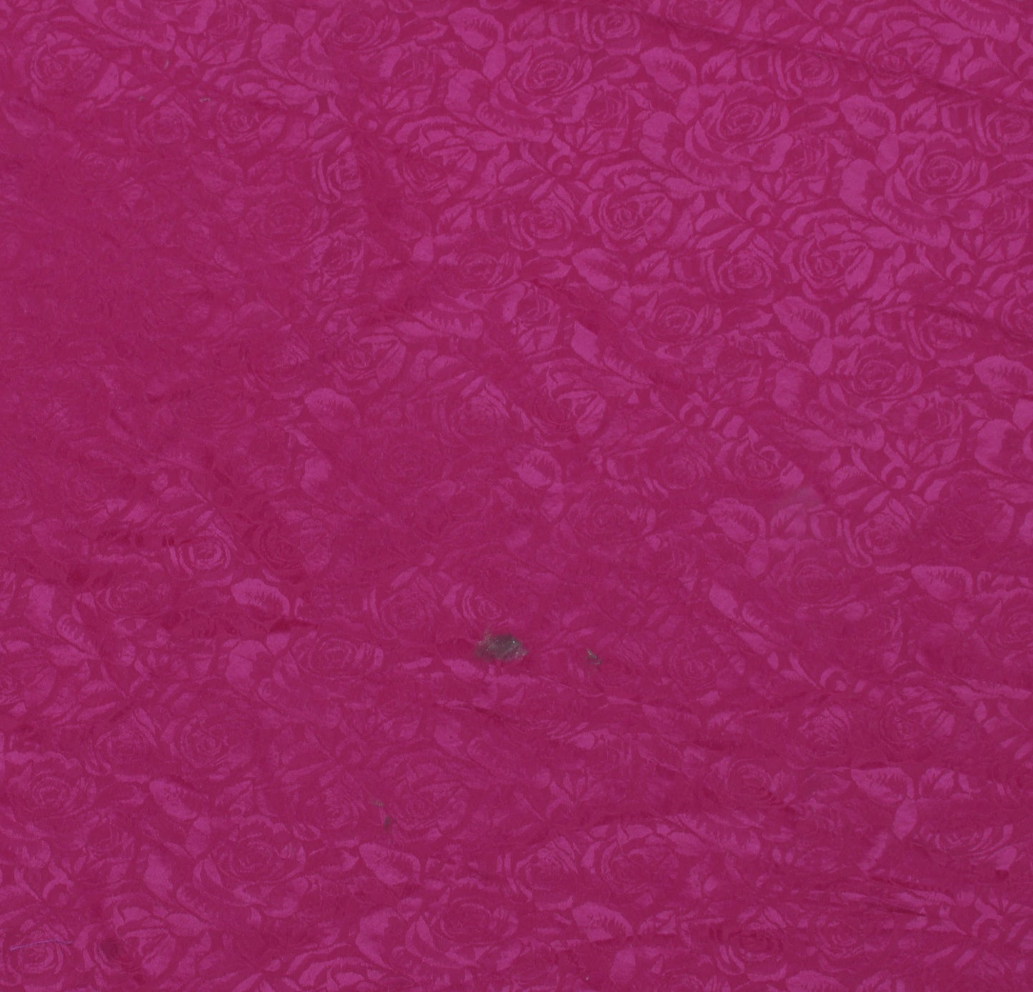 Sushila Vintage Purple Sari Remnant Scrap Blend Georgette Woven Craft Fabric