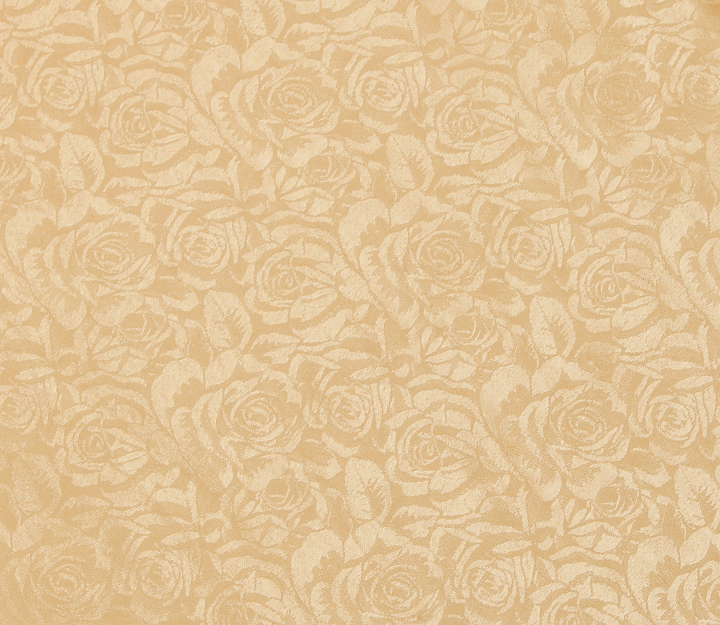 Sushila Vintage Cream Sari Remnant Scrap Blend Silk Self Woven Craft Fabric