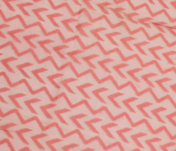 Sushila Vintage Indian Sari Remnant Scrap 100% Pure Cotton Woven Craft Fabric