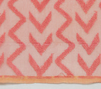 Sushila Vintage Indian Sari Remnant Scrap 100% Pure Cotton Woven Craft Fabric