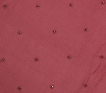 Sushila Vintage Indian Sari Remnant Scrap Pure Georgette Silk Craft Fabric