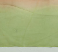 Sushila Vintage Sari Remnant Scrap Pure Georgette Hand Embroidered Craft Fabric