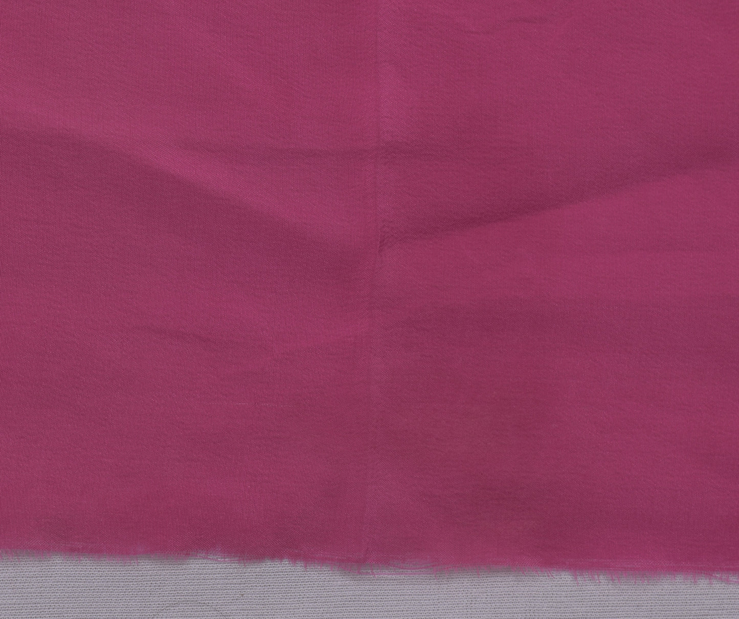 Sushila Vintage Pink Indian Sari Remnant Scrap Pure Crepe Silk Craft Fabric