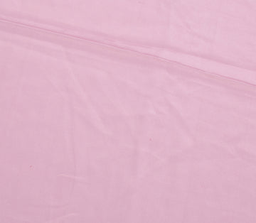Sushila Vintage Pink Indian Sari Remnant Scrap Blend Silk Craft Fabric