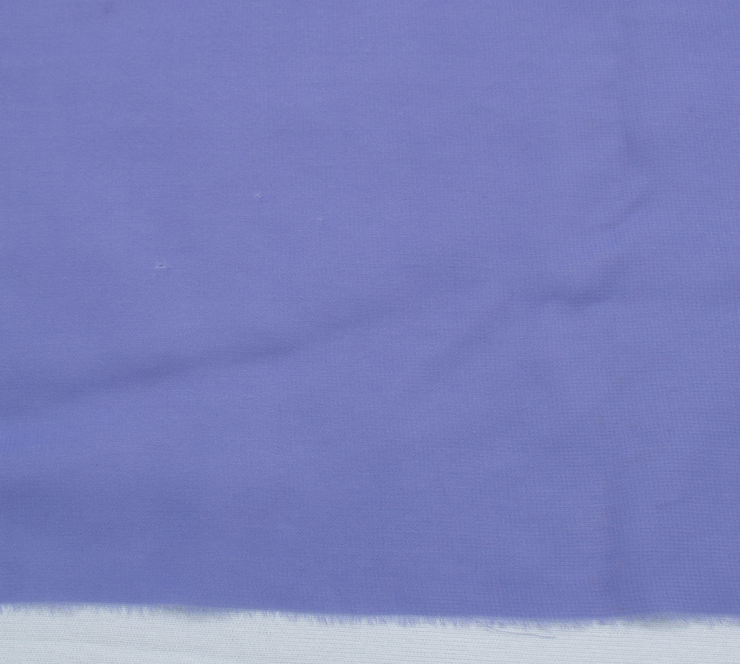 Sushila Vintage Grayish Blue Sari Remnant Scrap Blend Georgette Craft Fabric