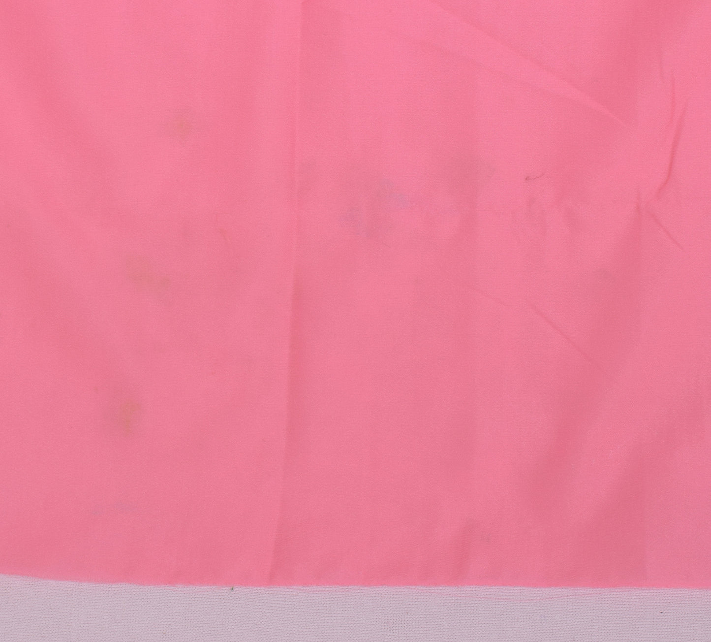 Sushila Vintage Pink Sari Remnant Scrap Blend Georgette Embroidered Craft Fabric