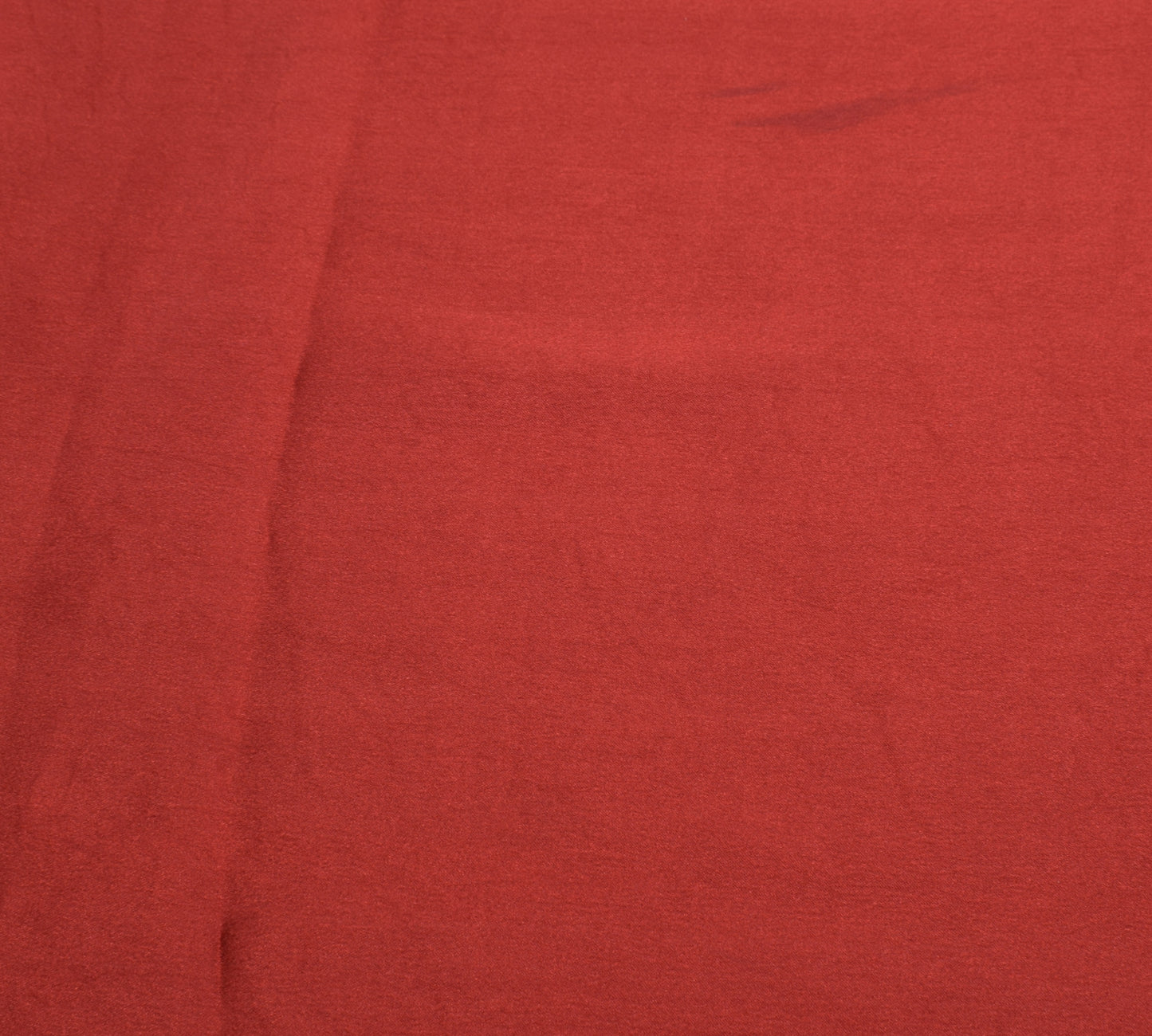 Sushila Vintage Maroon Sari Remnant Scrap Blend Silk Embroidered Craft Fabric