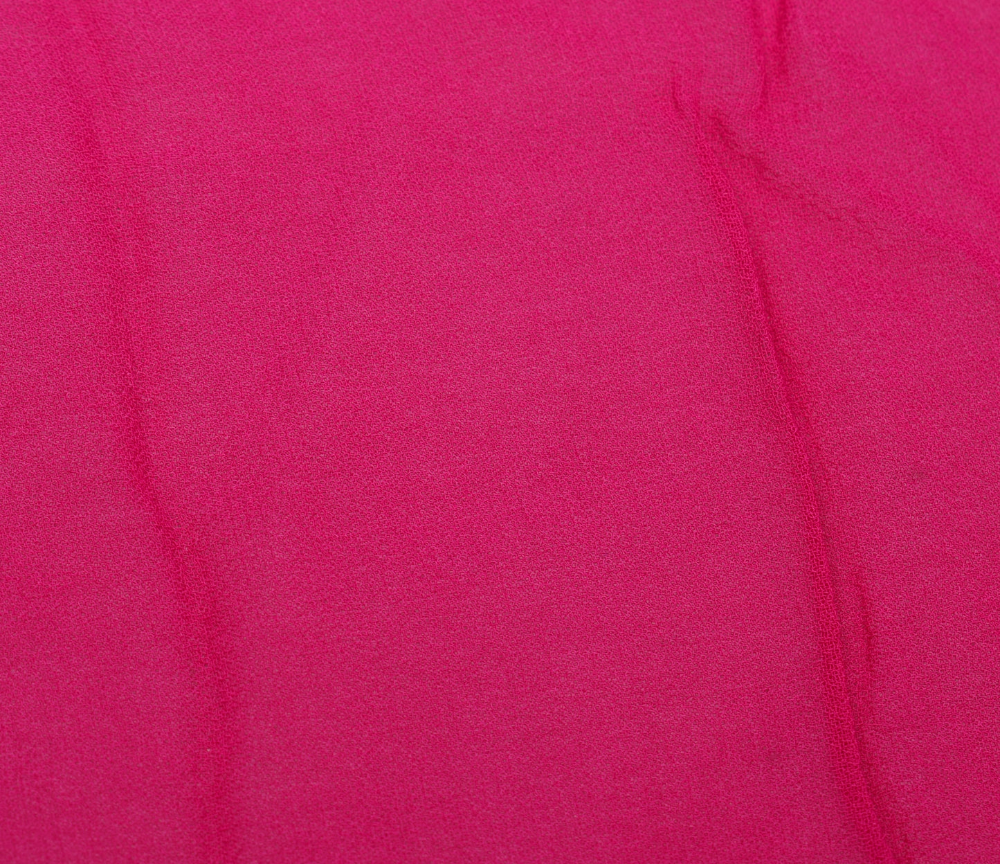 Sushila Vintage Pink Sari Remnant Scrap Multi Purpose Georgette Craft Fabric