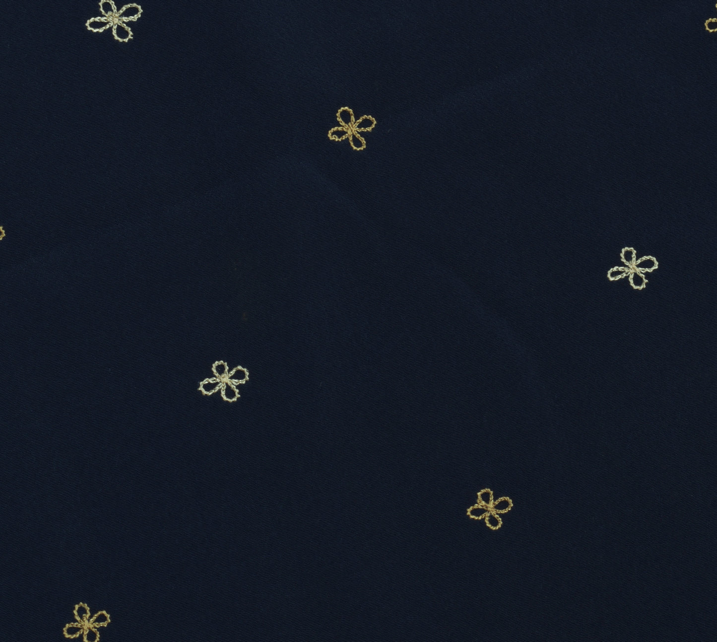 Sushila Vintage Blue Sari Remnant Scrap Blend Crepe Embroidered Craft Fabric