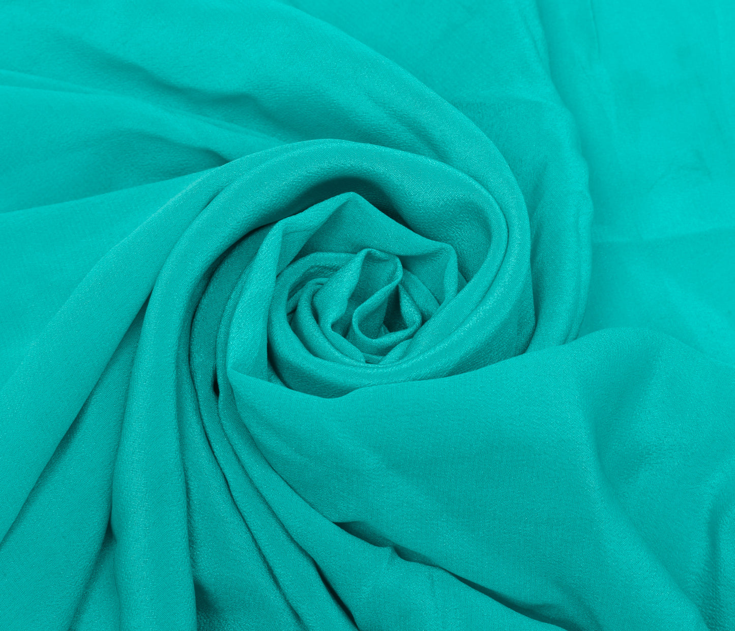 Sushila Vintage Sari Remnant Scrap Pure Crepe Silk Hand Beaded Craft Fabric