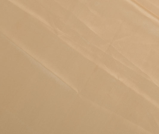 Sushila Vintage Indian Beige Saree Remnant Scrap Blend Silk Craft Fabric