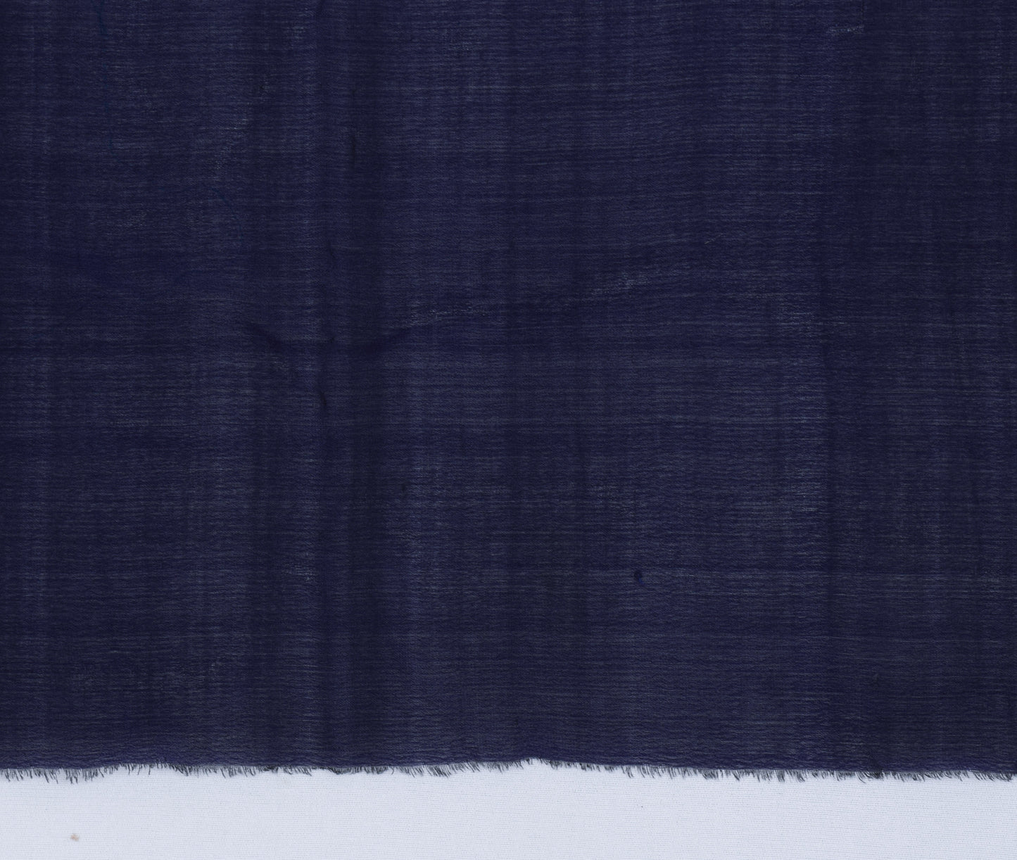 Sushila Vintage Blue Indian Sari Remnant Scrap 100% Pure Silk Woven Craft Fabric