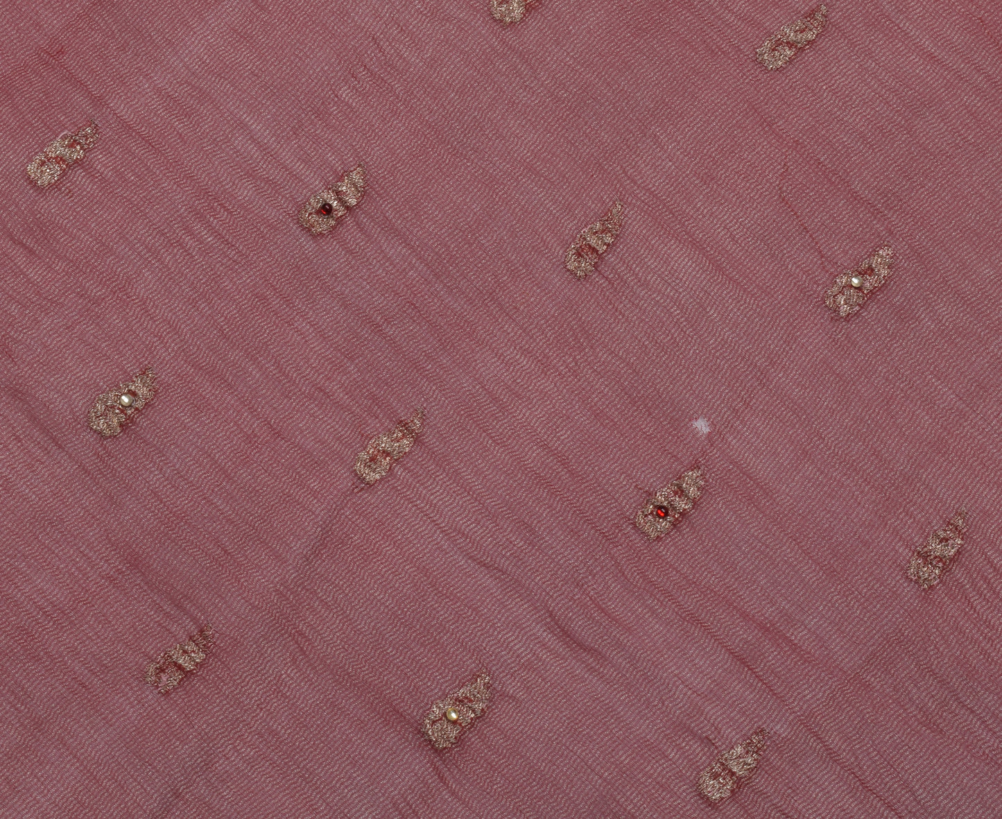 Sushila Vintage Indian Sari Remnant Scrap 100% Pure Silk Craft Craft Fabric