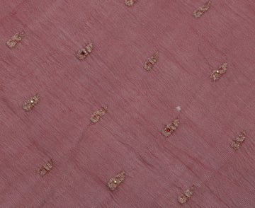 Sushila Vintage Indian Sari Remnant Scrap 100% Pure Silk Craft Craft Fabric