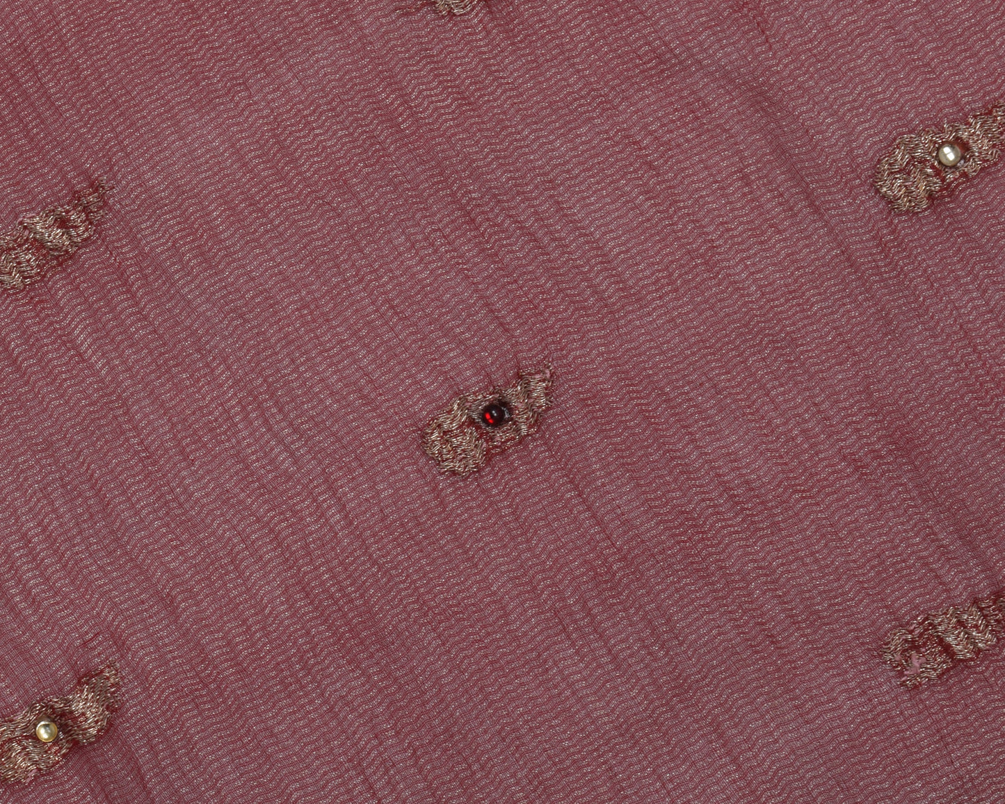 Sushila Vintage Indian Sari Remnant Scrap 100% Pure Silk Craft Craft Fabric
