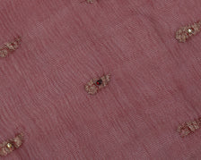 Sushila Vintage Indian Sari Remnant Scrap 100% Pure Silk Craft Craft Fabric