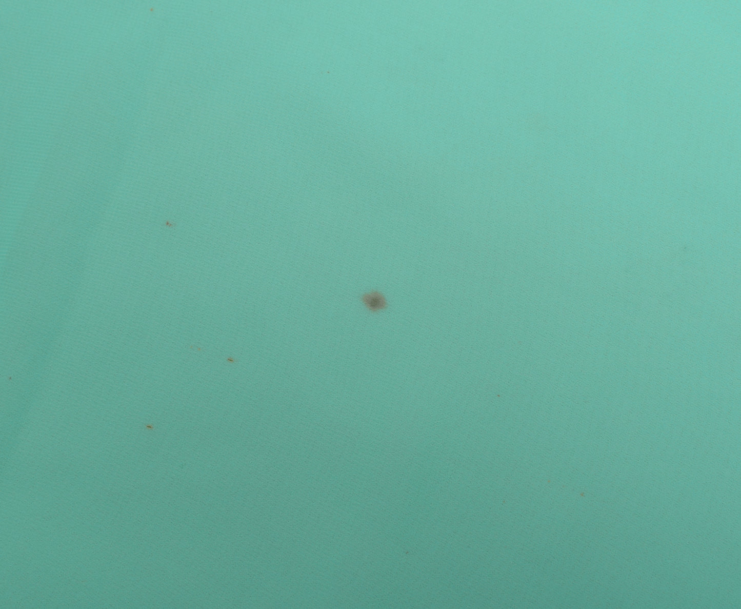 Sushila Vintage Aqua Green Sari Remnant Scrap Blend Georgette Silk Craft Fabric