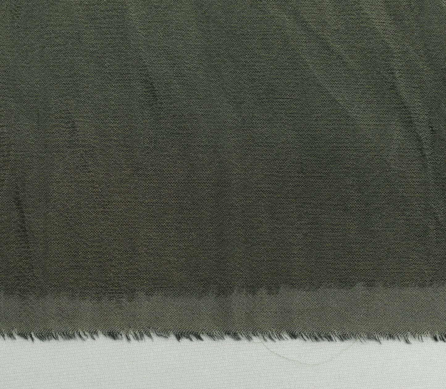 Sushila Vintage Greenish Gray Indian Sari Remnant Scrap Blend Silk Craft Fabric