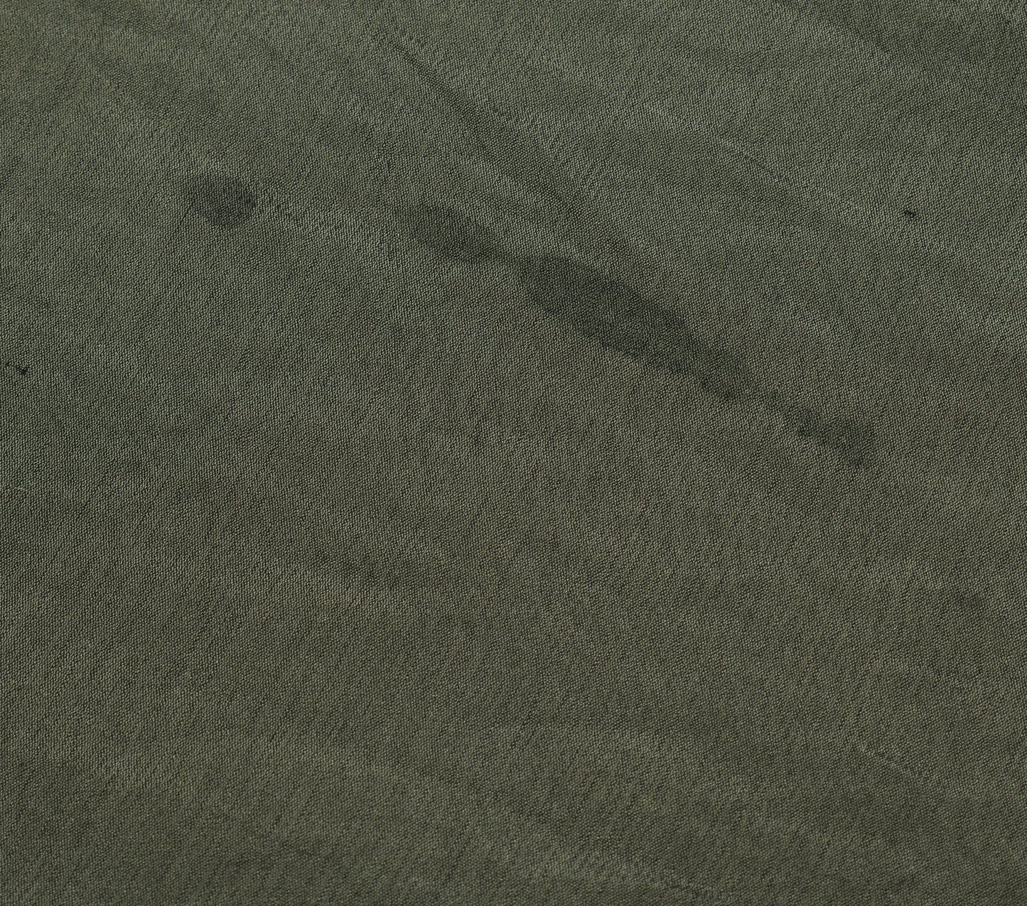 Sushila Vintage Greenish Gray Indian Sari Remnant Scrap Blend Silk Craft Fabric