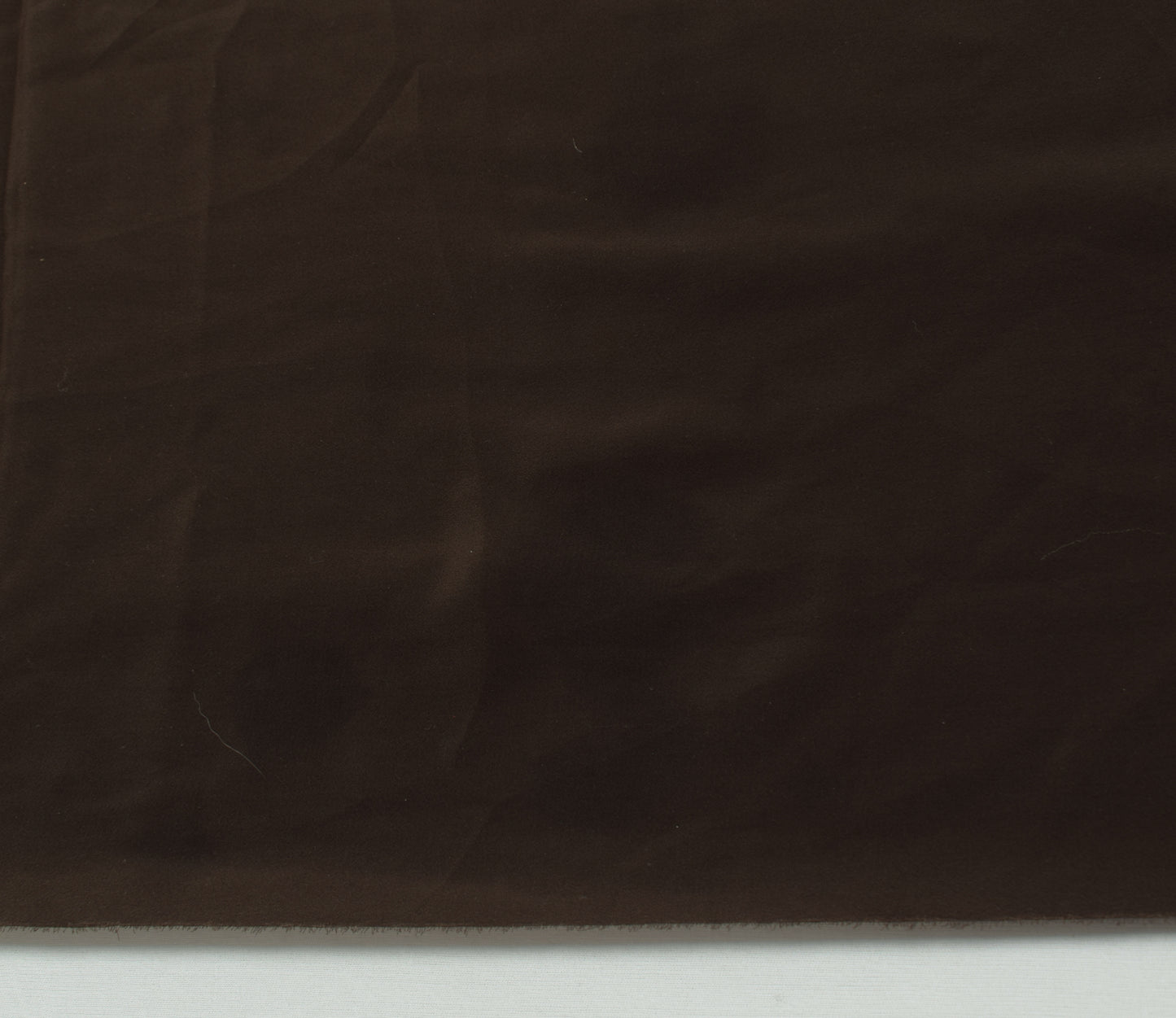 Sushila Vintage Brown Sari Remnant Scrap Blend Crepe Mukesh Work Craft Fabric