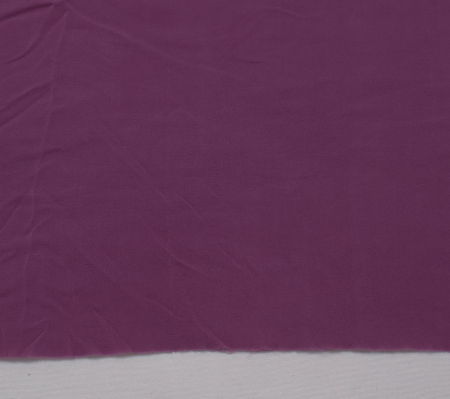 Sushila Vintage Mauve Pure Crepe Silk Sari Remnant Scrap Embroidery Craft Fabric