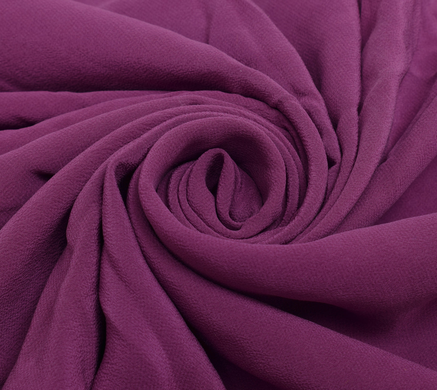 Sushila Vintage Mauve Pure Crepe Silk Sari Remnant Scrap Embroidery Craft Fabric