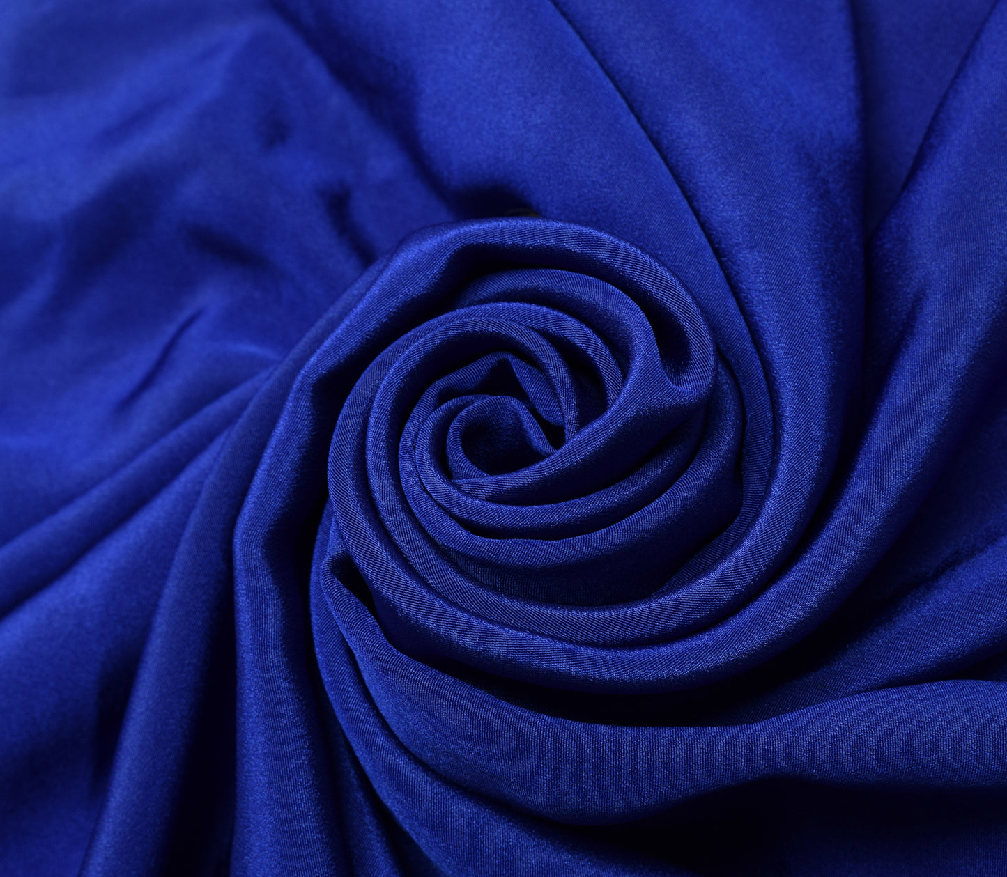 Sushila Vintage Blue Sari Remnant Scrap Crepe Silk Embroidered Craft Fabric