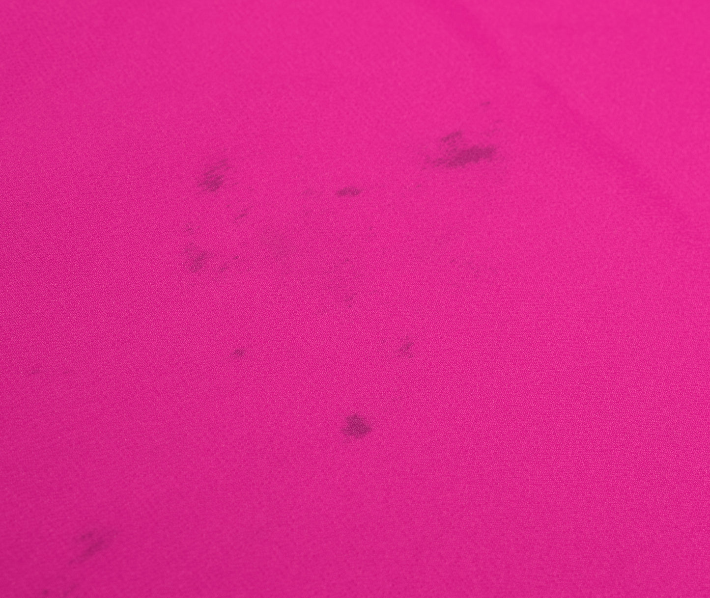 Sushila Vintage Fuchsia Pink Silk Sari Remnant Scrap Embroidered Craft Fabric