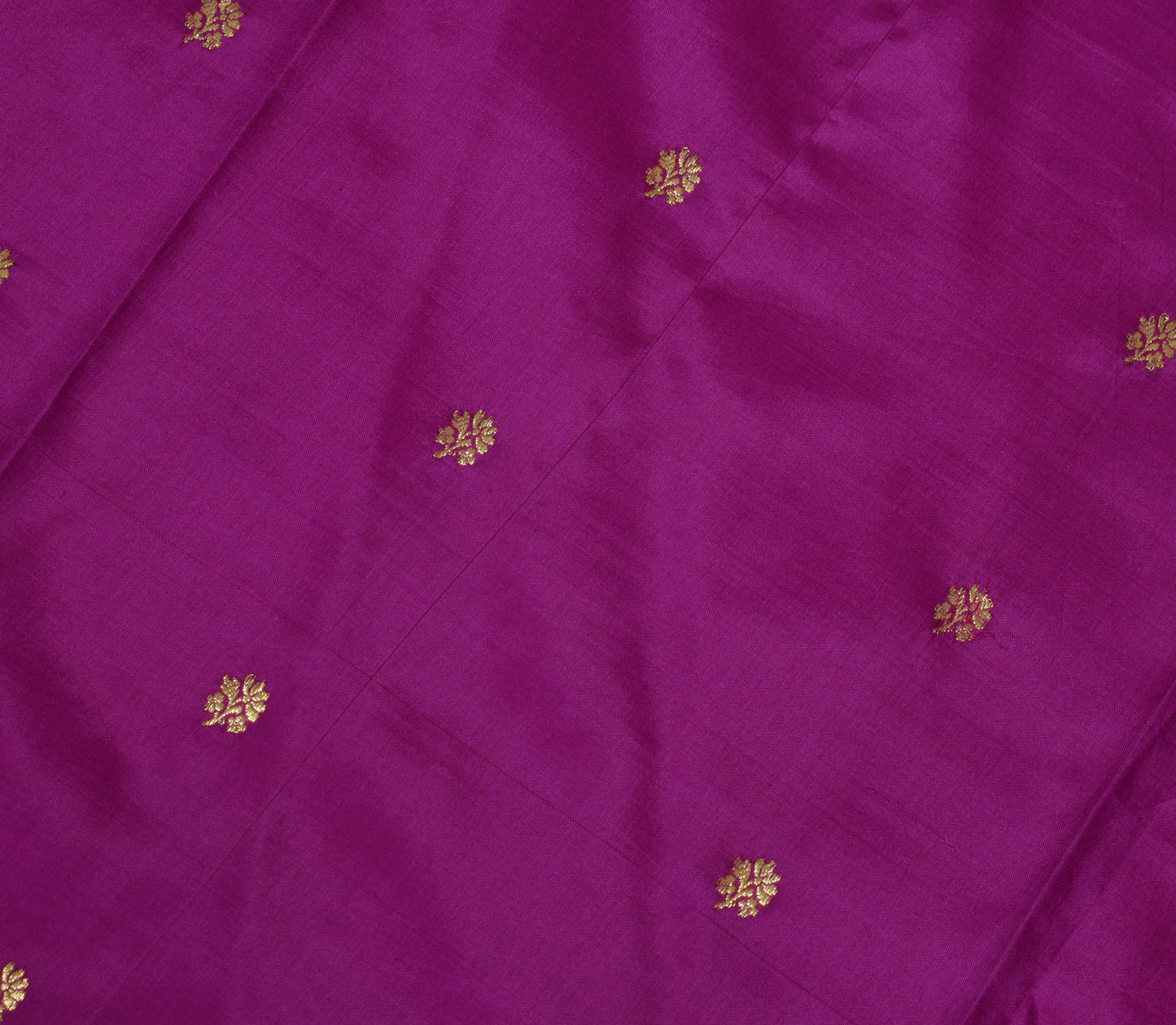 Sushila Vintage Purple Silk Sari Remnant Scrap Multi Purpose Woven Craft Fabric