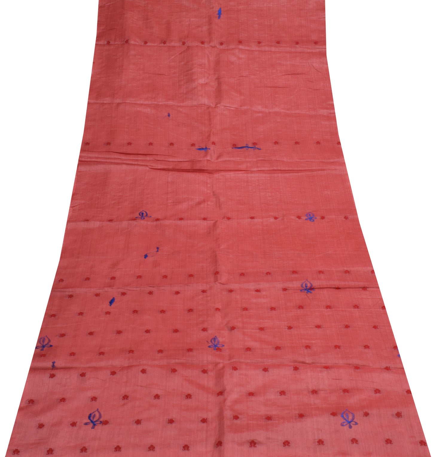 Sushila Vintage Silk Sari Remnant Scrap Multi Purpose Embroidered Craft Fabric