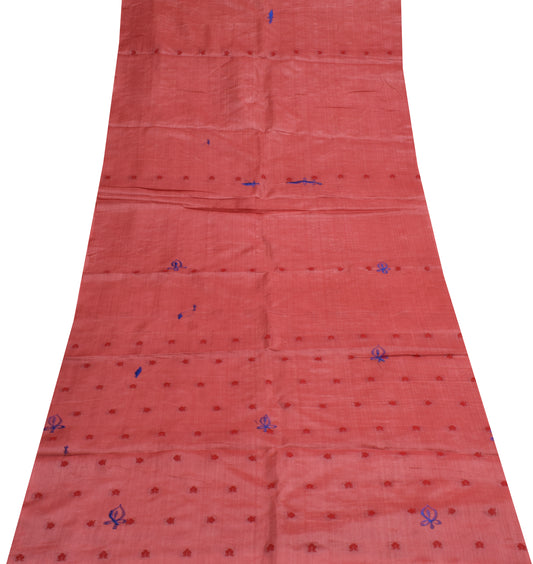 Sushila Vintage Silk Sari Remnant Scrap Multi Purpose Embroidered Craft Fabric