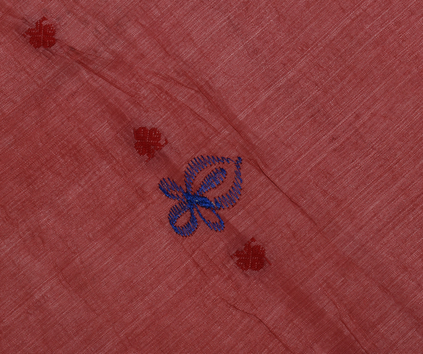 Sushila Vintage Silk Sari Remnant Scrap Multi Purpose Embroidered Craft Fabric
