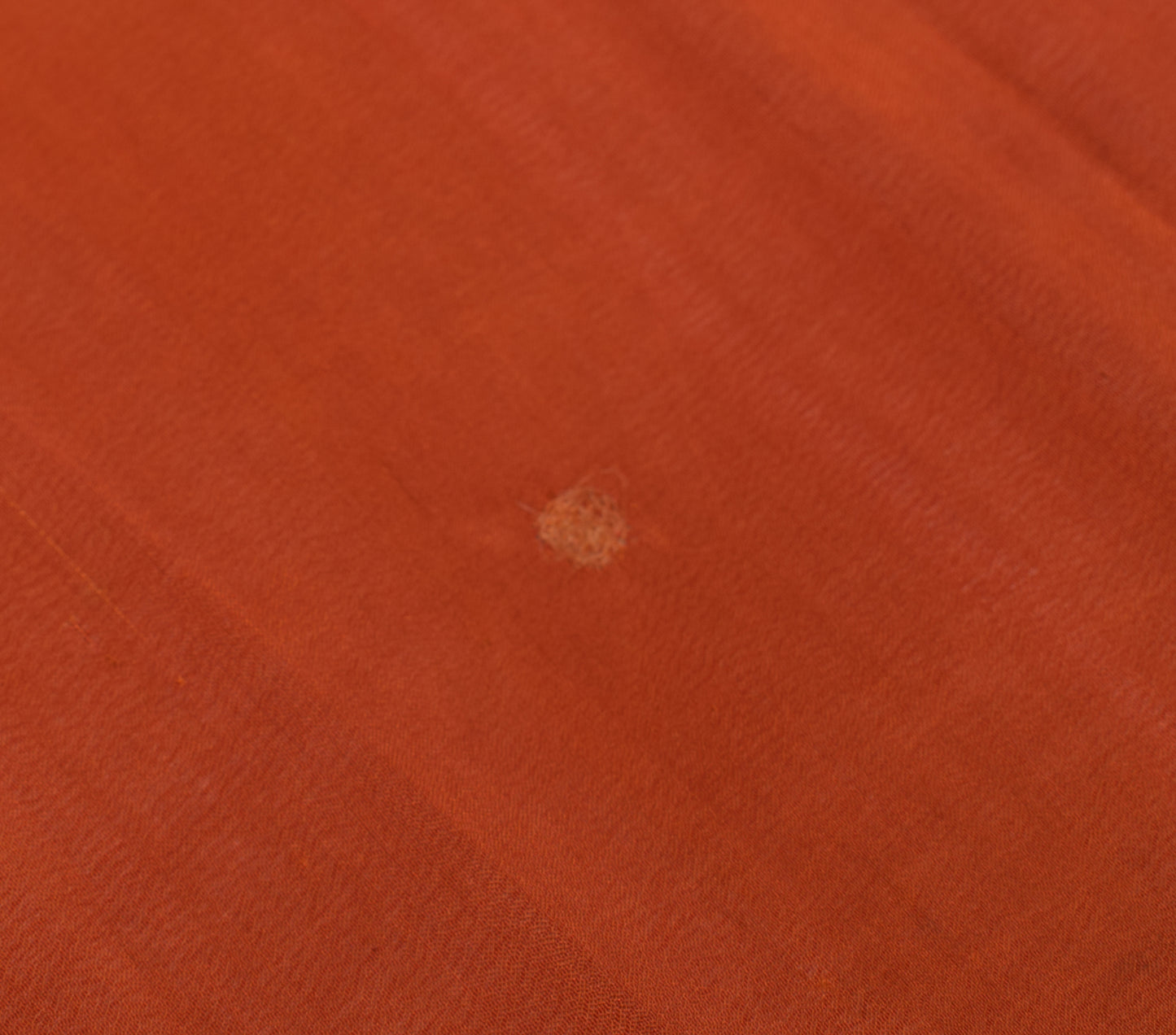 Sushila Vintage Rust Silk Sari Remnant Scrap Multi Purpose Woven  Craft Fabric