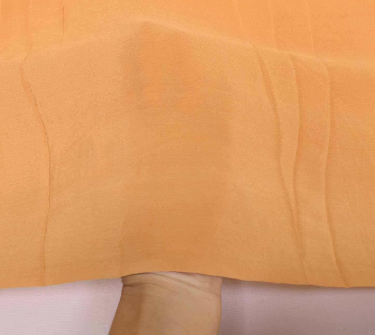 Sushila Vintage 100% Pure Crepe Sari Remnant Scrap Multi Purpose Craft Fabric