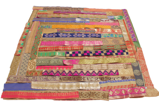 Sushila Vintage 67 Pieces Assorted Lot of Remnant Border Trim Craft Sewing Lace