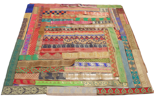 Sushila Vintage 67 Pieces Assorted Lot of Remnant Border Trim Craft Sewing Lace