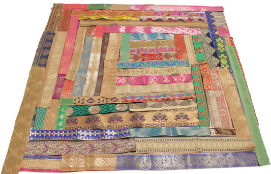 Sushila Vintage 71 Pieces Assorted Lot of Remnant Border Trim Craft Sewing Lace