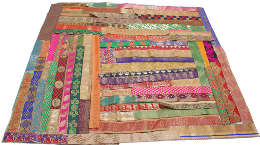 Sushila Vintage 70 Pieces Assorted Lot of Remnant Border Trim Craft Sewing Lace
