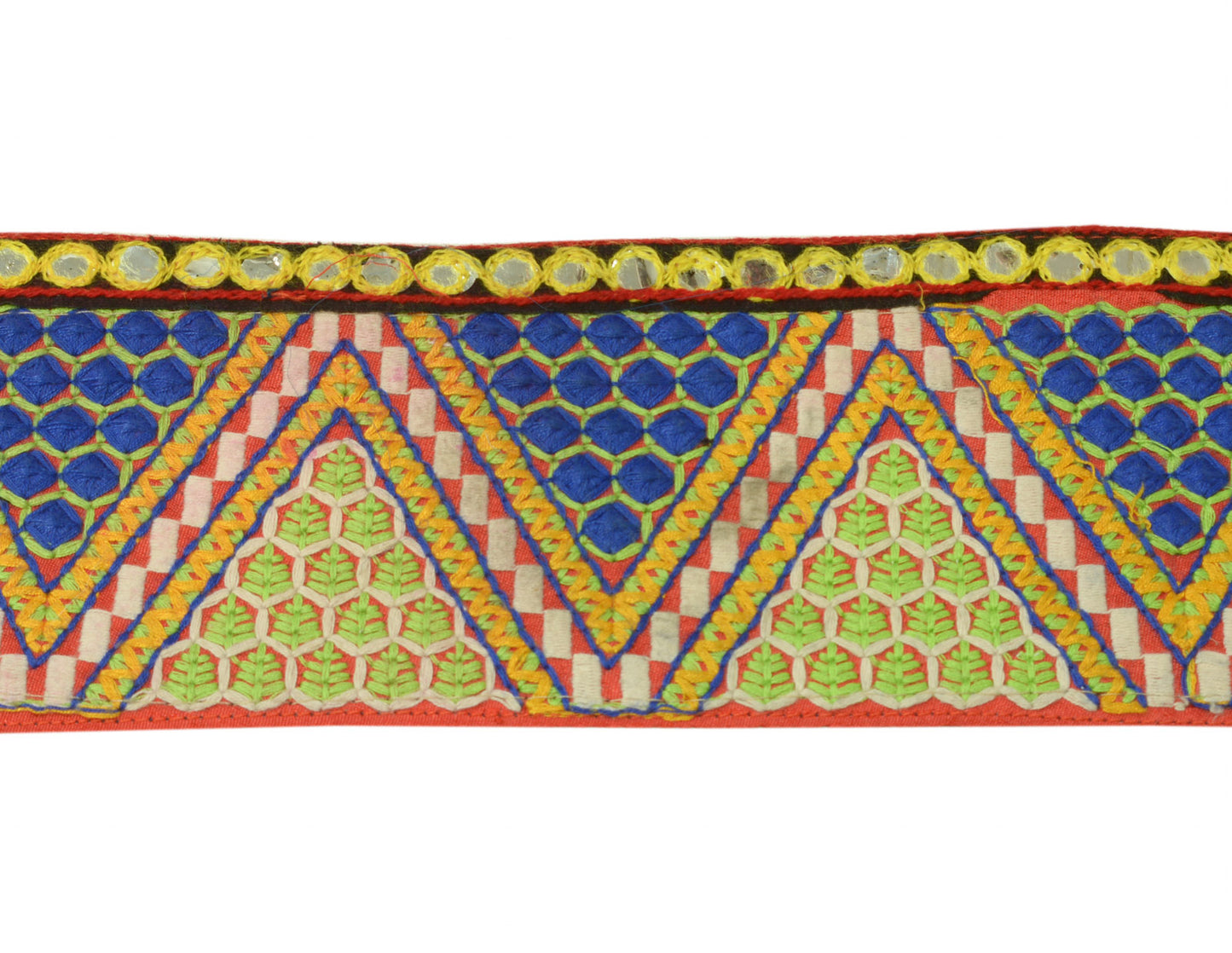 Sushila Vintage Sari Border Indian Craft Sewing Trim Beaded Embroidered Lace