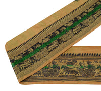 Sushila Vintage Brown Saree Border Indian Craft Sewing Trim Weaving Lace Ribbon