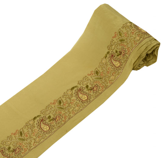 Sushila Vintage Sari Border Indian Craft Sewing Trim Hand Beaded Lace Ribbon